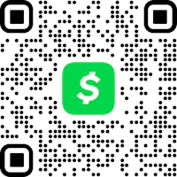 a qr code with a dollar sign on it